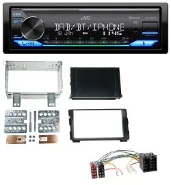 JVC Bluetooth DAB USB MP3 Autoradio für Kia Ceed 09-12 proCeed 11-13