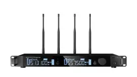 OWS-U2200DL-B Двухканальная радиосистема, 2 головных, 2 петличных микрофона, Октава