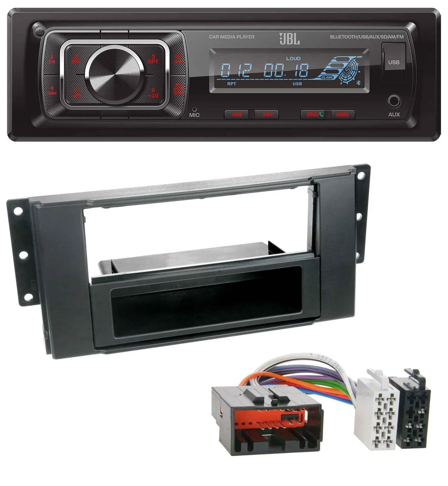 Автомагнитола для Land Rover Freelander 2007–2010 JBL SD/AUX/USB/Bluetooth, MP3