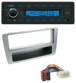 VDO AUX Bluetooth USB MP3 Autoradio für Honda Civic 01-03 silber man. Klima.
