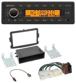 Continental MP3 Bluetooth AUX USB Autoradio für Dacia Logan Sandero Opel Vivaro