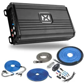 NVX NDA6004 600W RMS Class-D 4-Channel Amplifier w/ Amp Kit