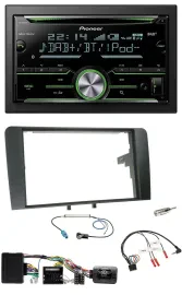 Автомагнитола Pioneer 2-DIN, CD/USB, Bluetooth, DAB, для Audi A3 8P (2003–2012), совместим с Bose, управление с руля