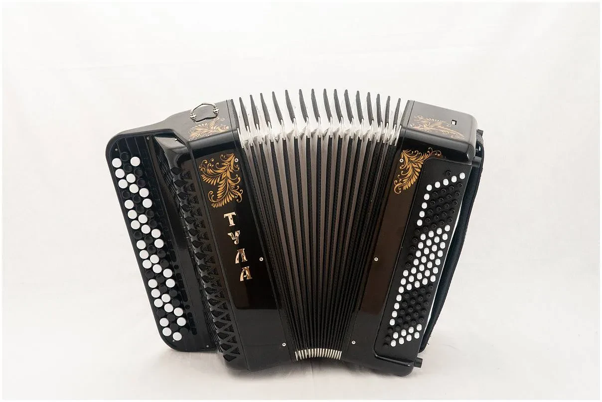 Баян ТУЛЬСКАЯ ГАРМОНЬ БН-39 BK черный