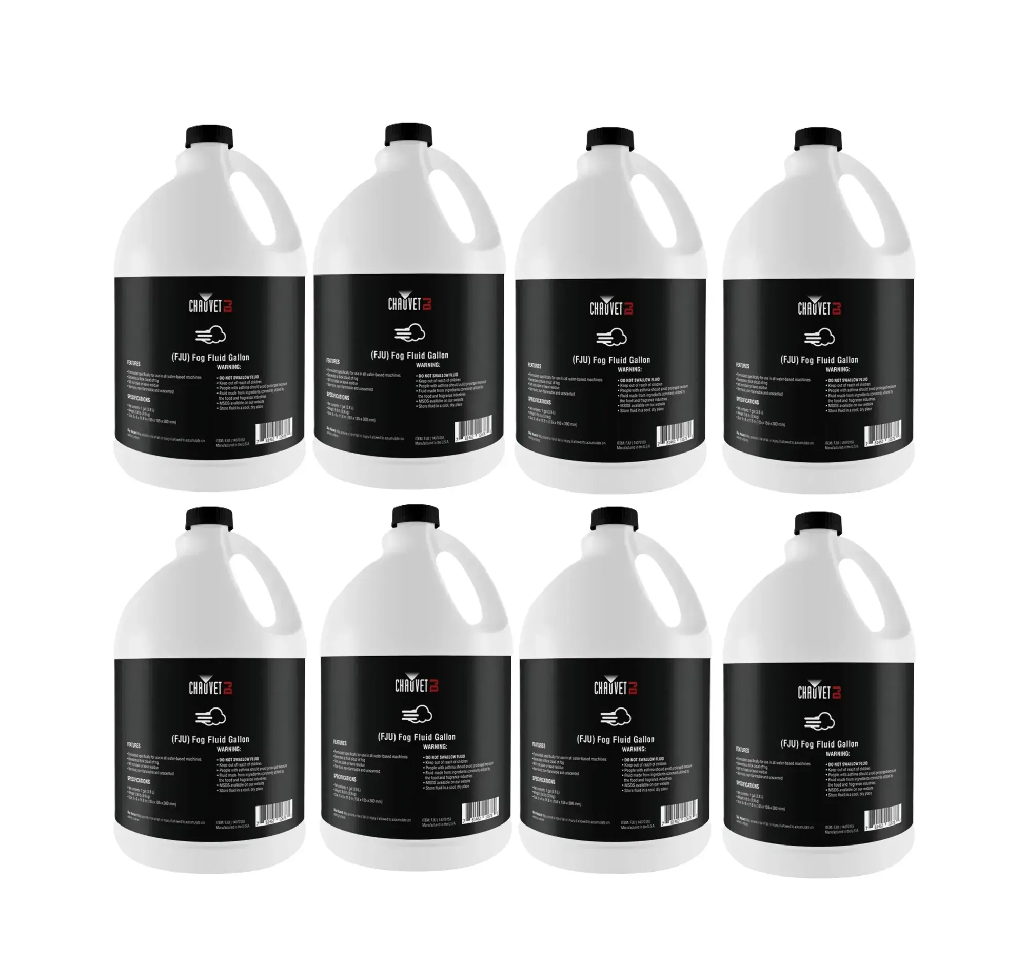 Жидкость для генератора тумана Chauvet DJ FJU-8PK Professional (30 литров)