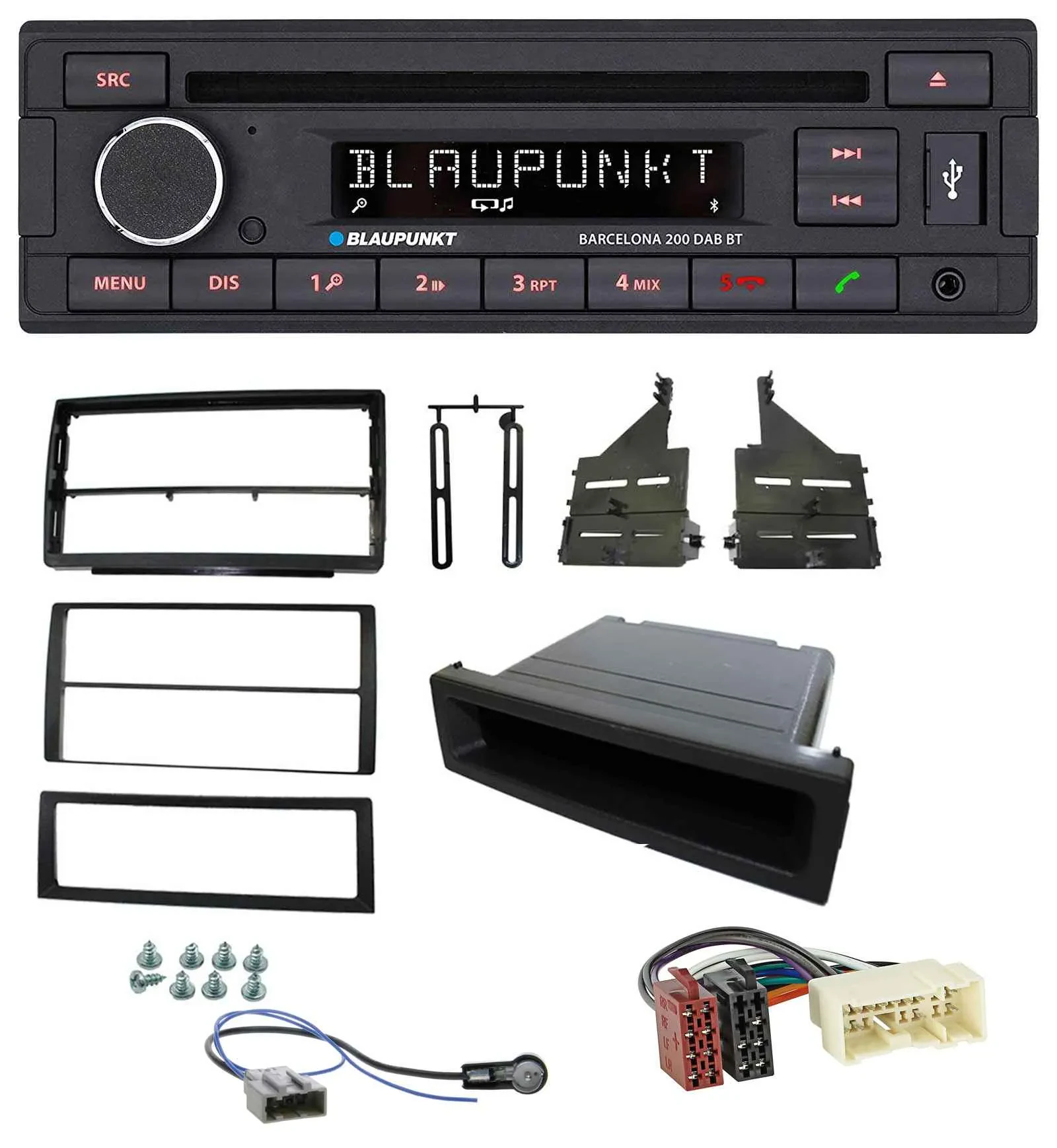 Blaupunkt USB DAB CD Bluetooth MP3 Autoradio für Nissan Altima (L31, 2005-2006)
