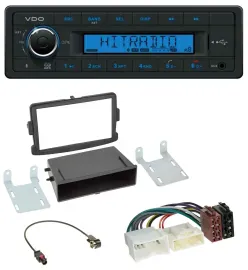 VDO AUX Bluetooth USB MP3 Autoradio für Dacia Dokker, Duster, Lodgy