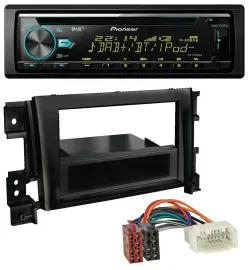 Pioneer DAB MP3 CD USB Bluetooth Autoradio für Suzuki Gran Vitara (ab 2005)