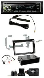 Pioneer MP3 USB CD DAB Lenkrad Autoradio für Fiat Ducato 2006-2008 piano