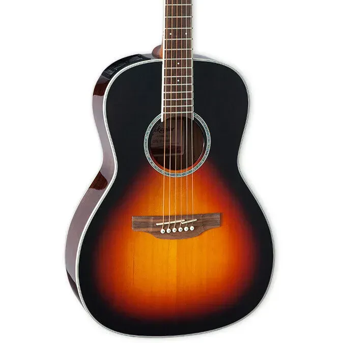 Электроакустическая гитара Takamine GY51E Parlor, верхняя дека: массив ели, цвет: коричневый санберст