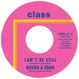 Виниловая пластинка Buster & Eddie - Can't Be Still / There I Was [New 7" Vinyl] UK - Import