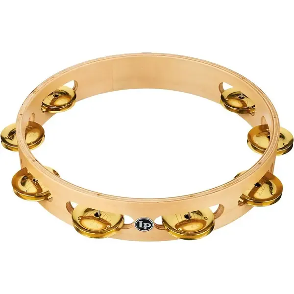 Тамбурин Latin Percussion 10" Pro Single Row Tambourine Brass