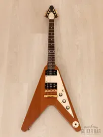 Электрогитара Gibson Flying V 1958 Vintage Reissue HH Natural w/case USA 2004