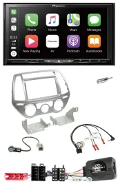 Pioneer 2DIN Lenkrad USB DAB DVD Bluetooth Autoradio für Hyundai i20 2012-2014 m