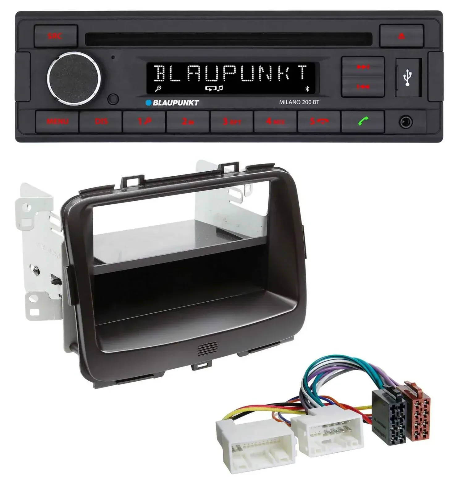 Автомагнитола для Kia Carens 4 (RP, с 2013) Blaupunkt MP3, USB, CD, Bluetooth, AUX