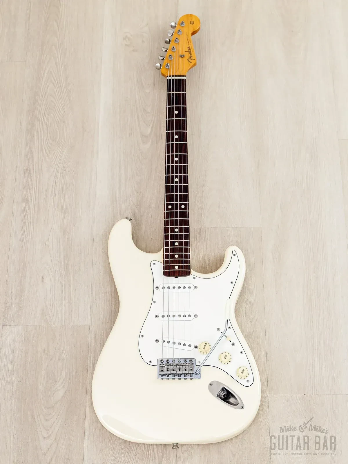 Электрогитара Fender Stratocaster 1962 Vintage Reissue ST62-58US SSS Olympic White w/gigbag Japan 1999