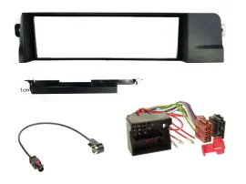 Einbauset DIN Autoradio für BMW 3er E46 Profiversion Quadlock