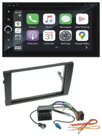 Blaupunkt 2DIN Bluetooth DAB USB DVD MP3 Autoradio für Audi A4 01-08 B6 B7 Quadl