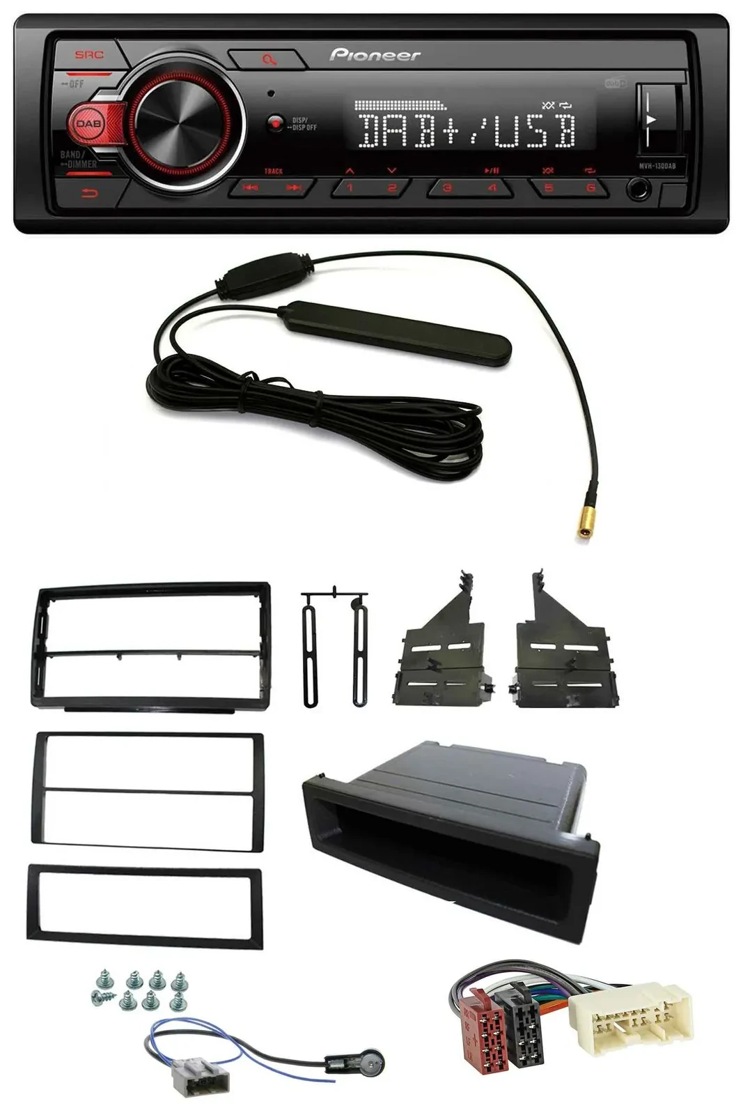 Автомагнитола для Nissan Altima (L31, 2005-2006) Pioneer 1-DIN, DAB, USB, AUX, MP3