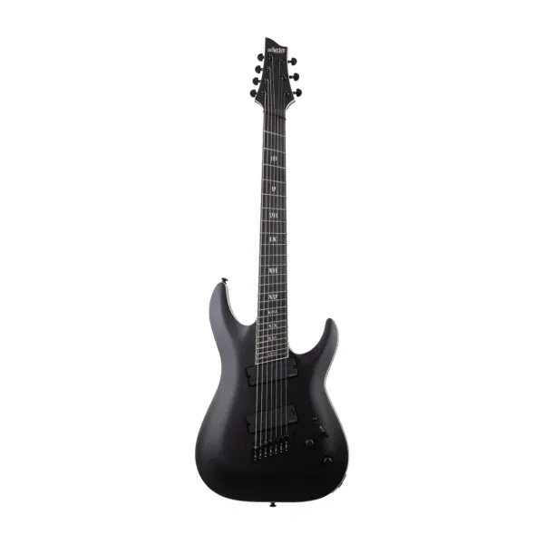 Schecter C-7 Multiscale SLS Elite Evil Twin 7-String Guitar (Satin Black)