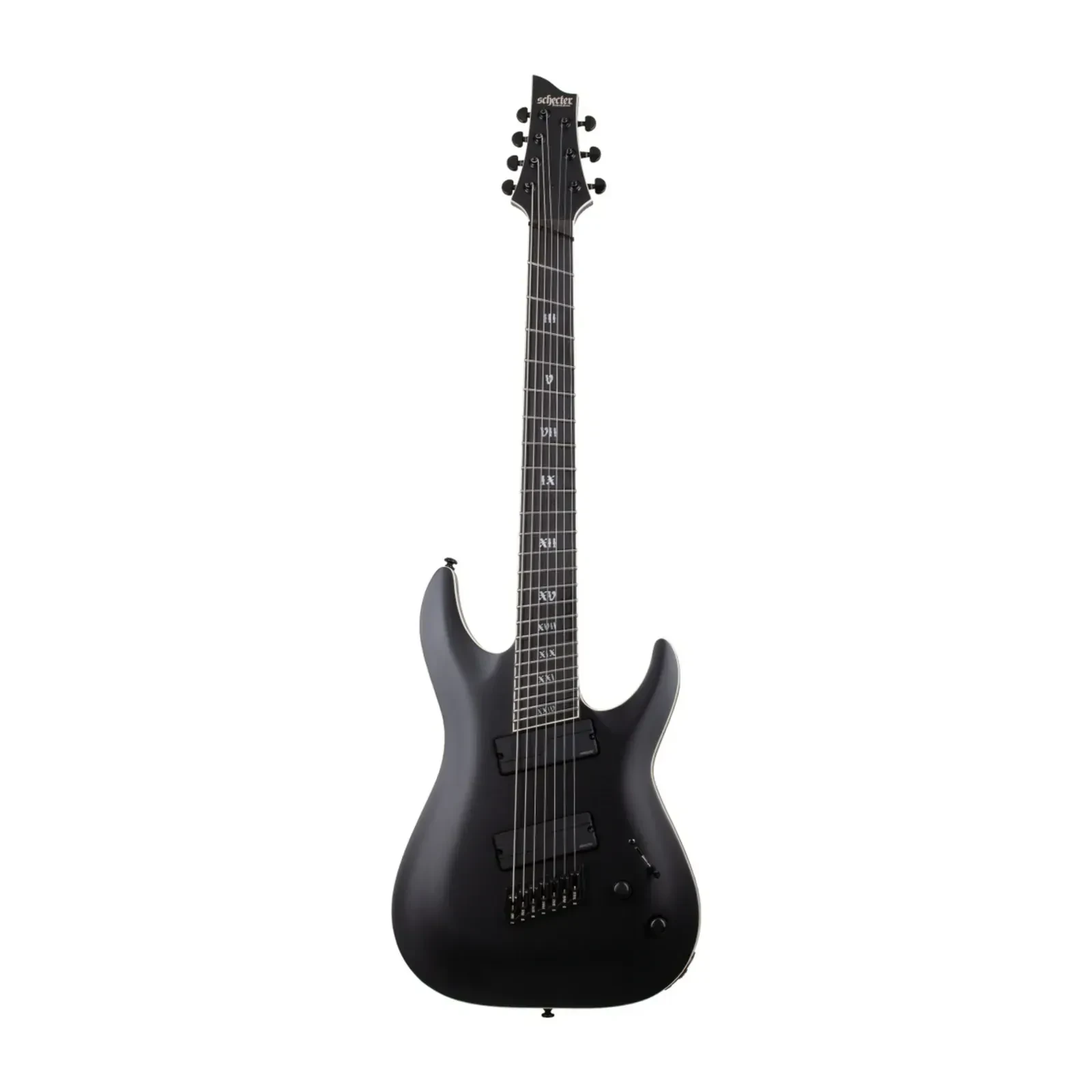 Электрогитара Schecter C-7 Multiscale SLS Elite Evil Twin Satin Black