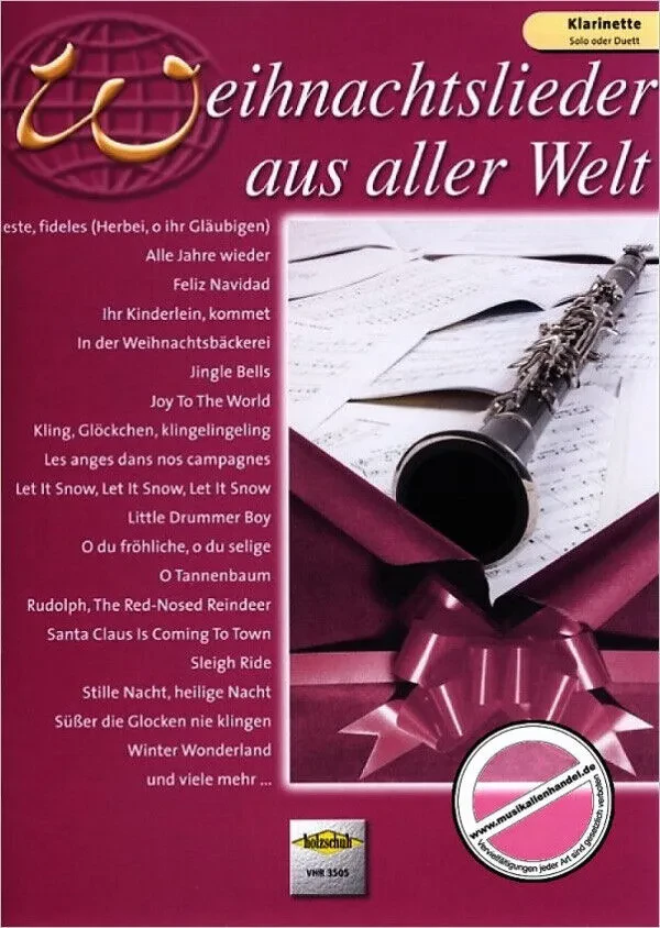 ANCORA Weihnachtslieder aus aller Welt Klarinette