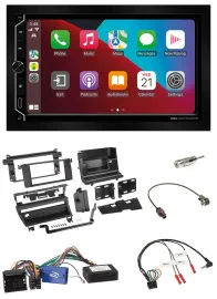 ESX 2DIN DAB USB Lenkrad Bluetooth Autoradio für BMW 3er E46 02-06 1 Schalteröff