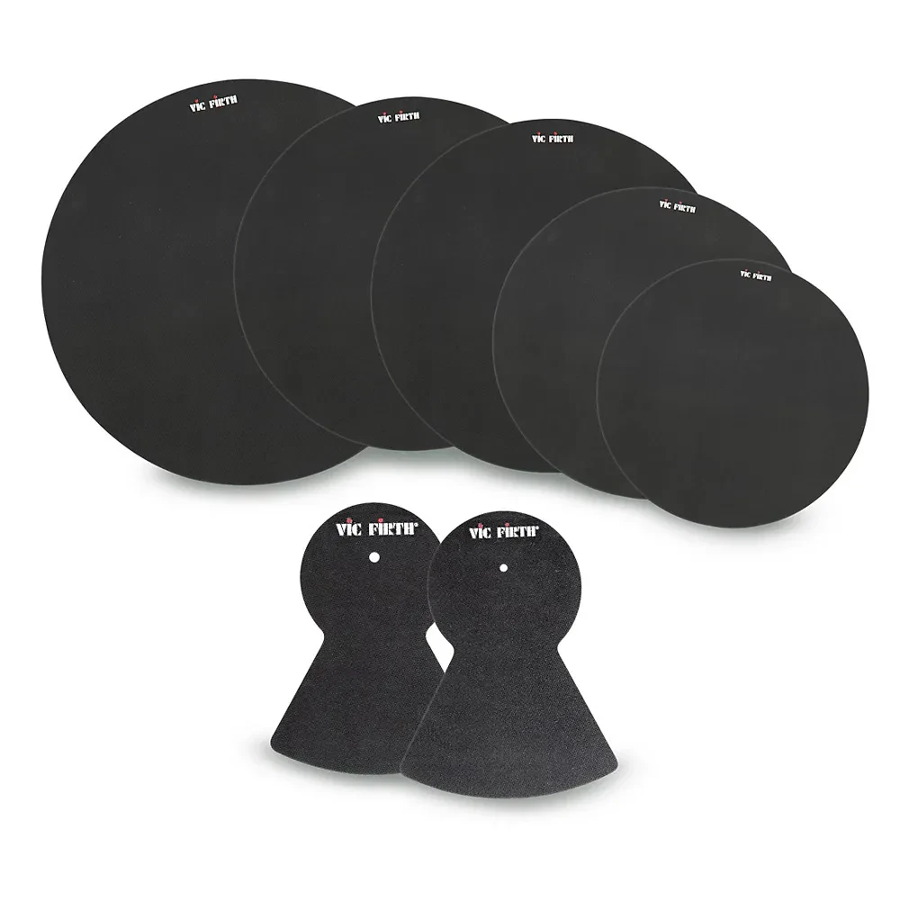 Vic Firth Drum and Cymbal Mutes (Prepack: 10"/12"/14"(2)"/18"/Cymbal(2)/Hi-Hat)