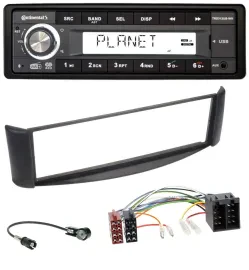 Continental USB 1DIN AUX DAB MP3 Autoradio für Smart ForTwo (1998-2007)