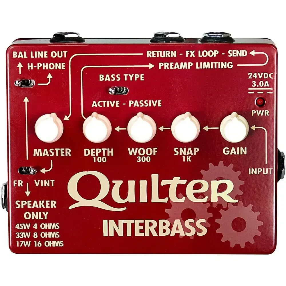 Педаль эффектов для бас-гитары Quilter Labs InterBass 45W Bass Amp