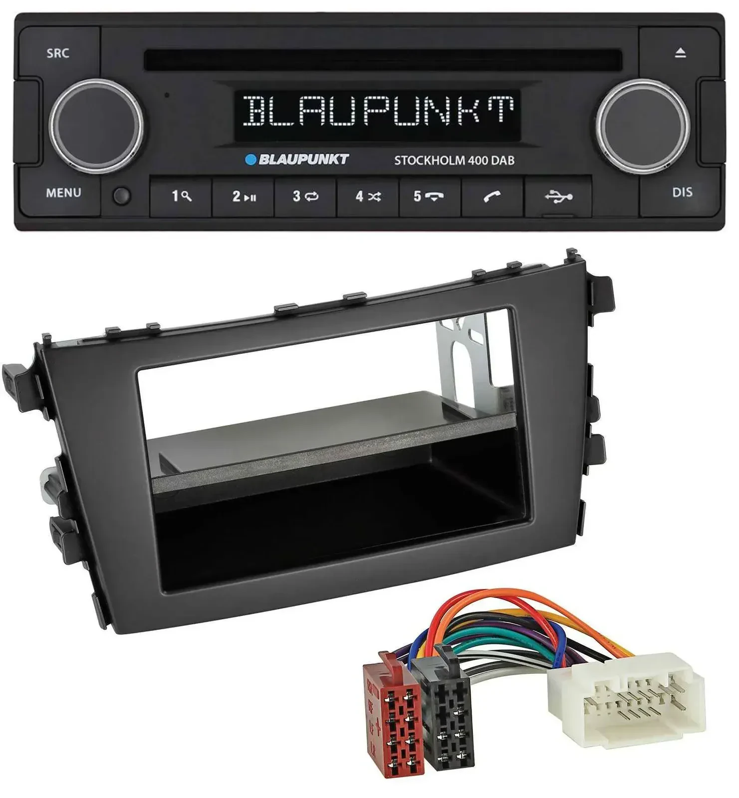 Blaupunkt MP3 Bluetooth DAB CD USB Autoradio für Suzuki Celerio (LF, ab 2014)