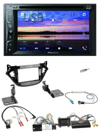 Pioneer Bluetooth 2DIN USB DVD DAB Lenkrad Autoradio für Opel Adam Corsa E 2017-