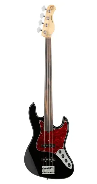 Бас-гитара Sadowsky MetroExpress 21-Fret Vintage J/J Bass, Fretless, 4-String - Solid Black