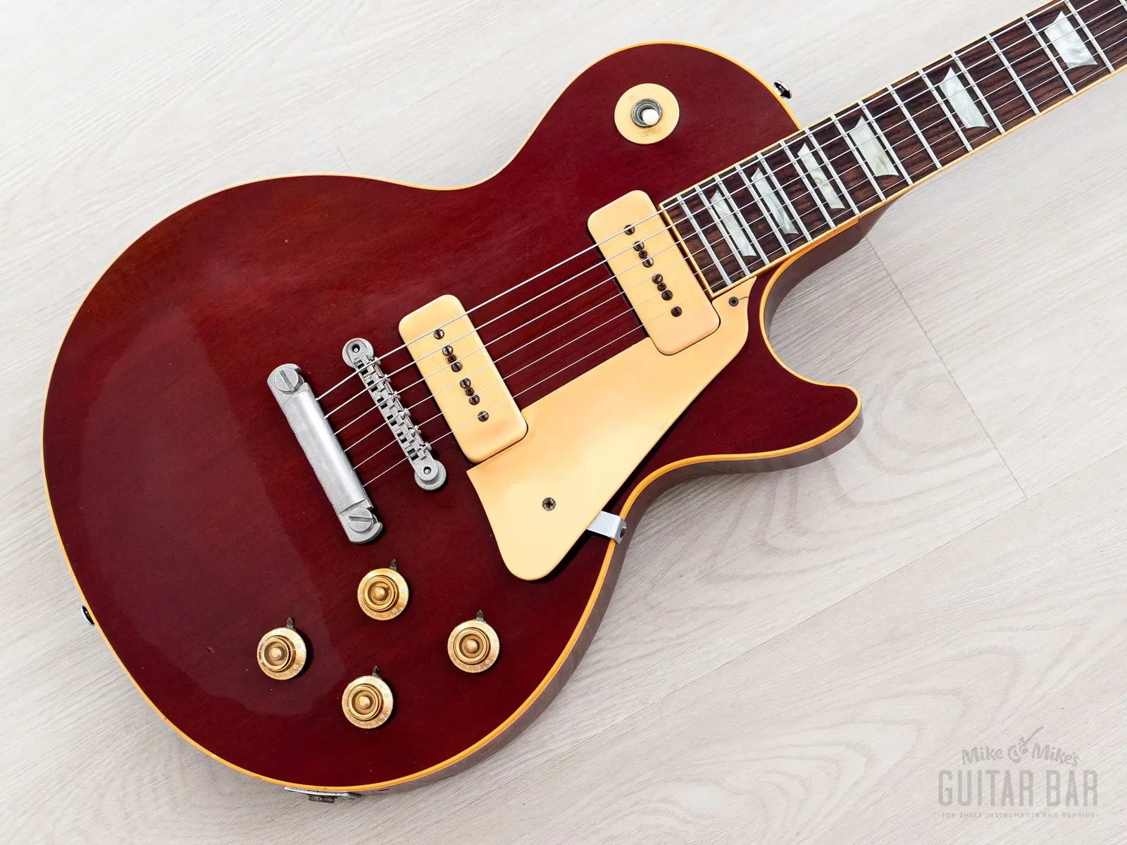Б/У Электрогитара Gibson Les Paul Standard Limited Edition 1956-Spec 1993 Mahogany Top с кейсом