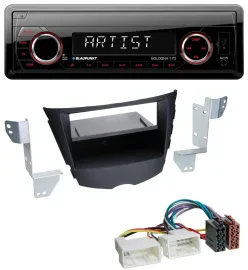 Blaupunkt SD USB 1DIN MP3 AUX Autoradio für Hyundai Veloster (ab 2011)