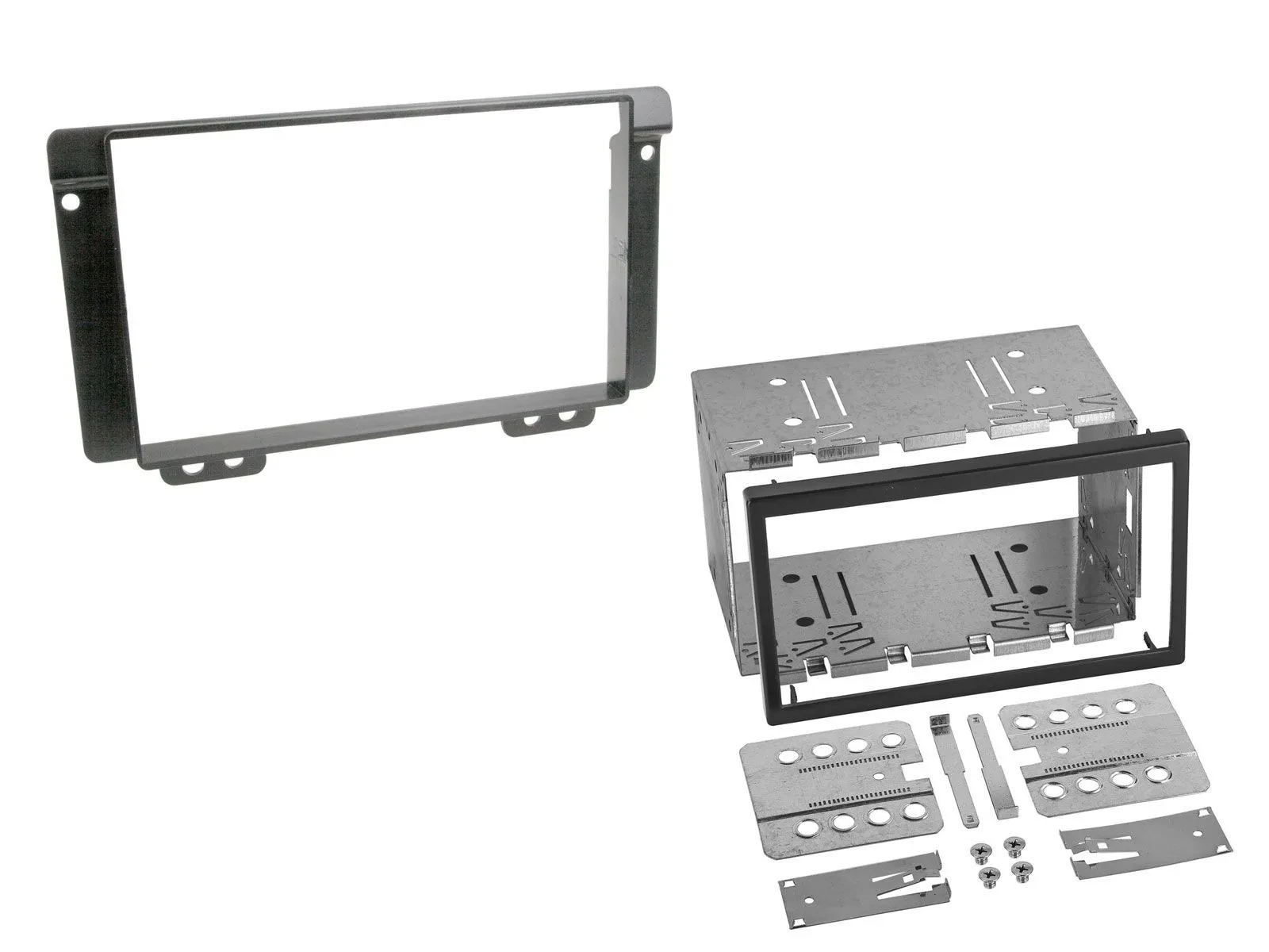 Radioblende Set Doppel DIN Autoradio für Land Rover Freelander 2004-2007