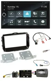 Автомагнитола для Alfa Romeo Giulietta (с 2014) Blaupunkt 2DIN, навигация, TMC, Bluetooth, USB, DAB, поддержка кнопок на руле