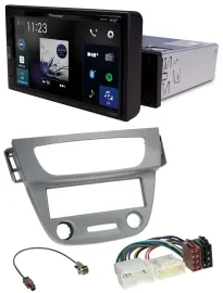 Pioneer DAB MP3 Bluetooth USB Autoradio für Renault Megane 3 (12-14) - grau