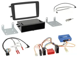 Einbauset Lenkradadapter DIN Autoradio für Mercedes CLK A209 2003-2004