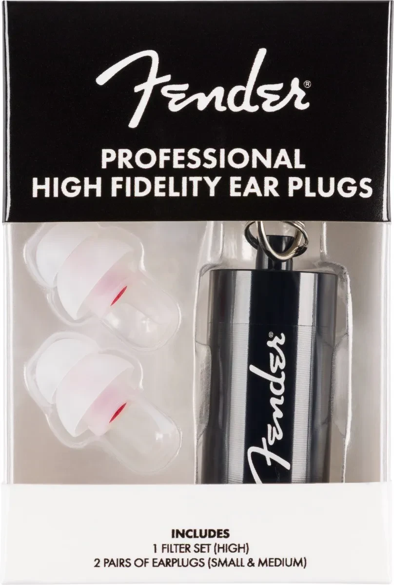 Беруши для музыкантов Fender Professional Hi-Fi Ear Plugs (набор) с кейсом-брелоком