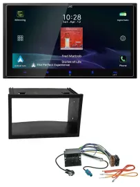 Автомагнитола JVC 2-DIN Bluetooth USB DAB MP3 для VW Golf IV/Polo/Passat T4/Fox