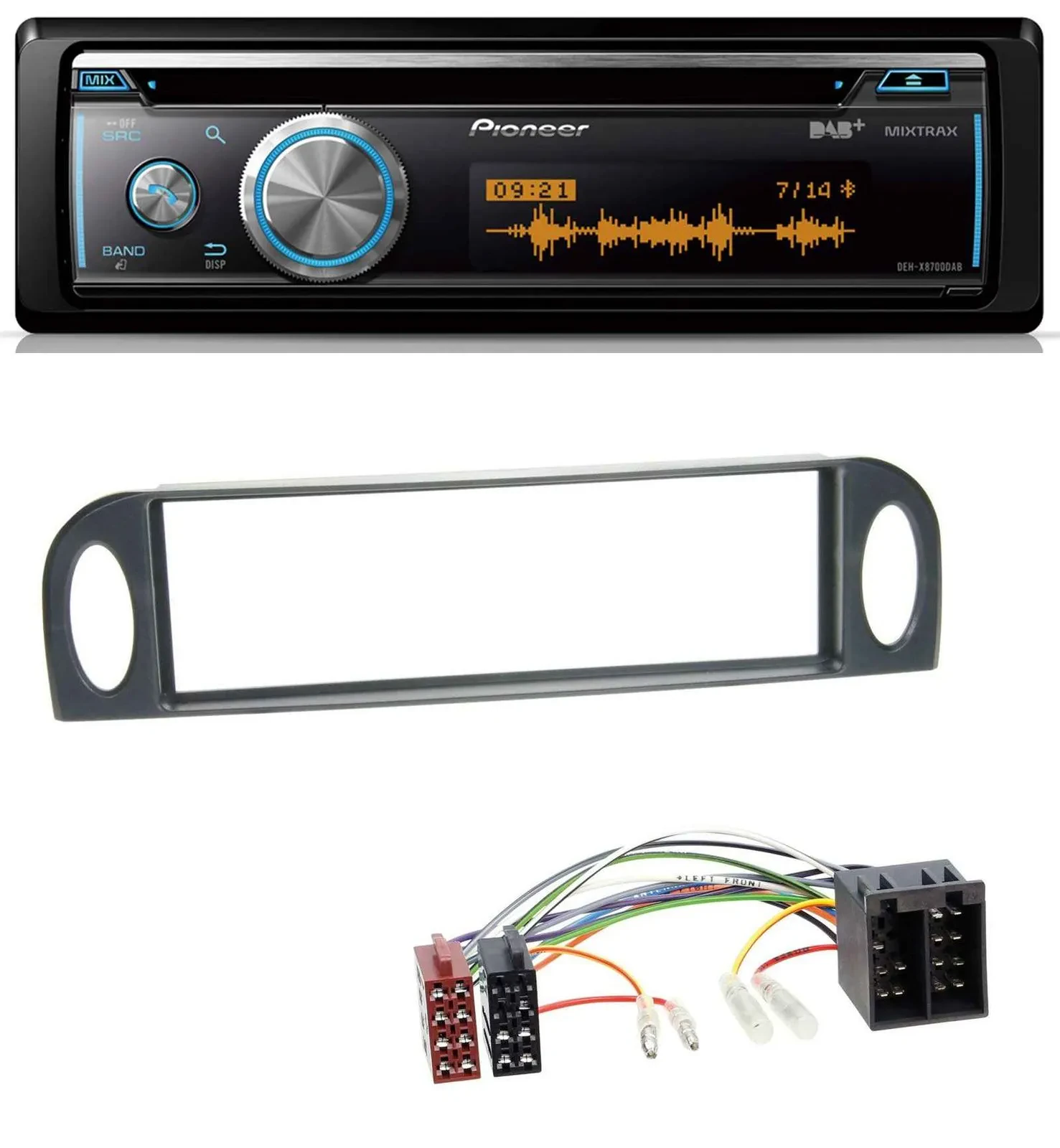 Pioneer MP3 DAB USB CD Bluetooth Autoradio für Citroen C5 (bis 2004)