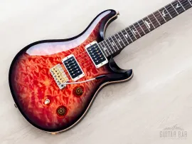 Б/У Электрогитара PRS Custom 24 Wood Library 10 Top, Blood Orange Smoke Burst