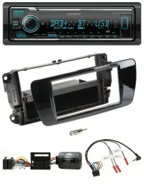Автомагнитола Kenwood Bluetooth DAB USB для Seat Ibiza, черный (рояльный лак)