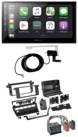 Pioneer USB MP3 2DIN Bluetooth DAB Autoradio für BMW 3er 1999-2001 5 Schalteröff