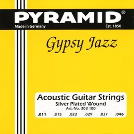 Струны для акустической гитары Pyramid 303100 Silver Wound 11-46
