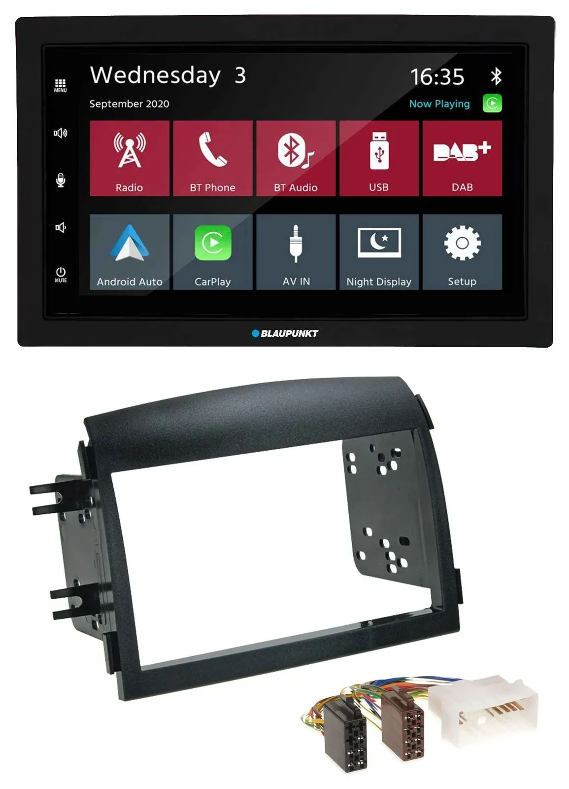 Blaupunkt DAB Bluetooth USB MP3 2DIN Autoradio für Hyundai Sonata NF 2005-2008