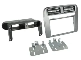 Einbaurahmen Doppel DIN Autoradio für Fiat Grande Punto 2005-2010 anthrazit meta