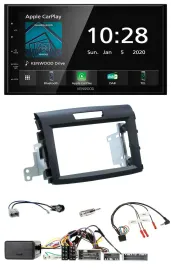 Kenwood Bluetooth Lenkrad DAB USB 2DIN Autoradio für Honda CR-V FR5/FR6 ab 2013