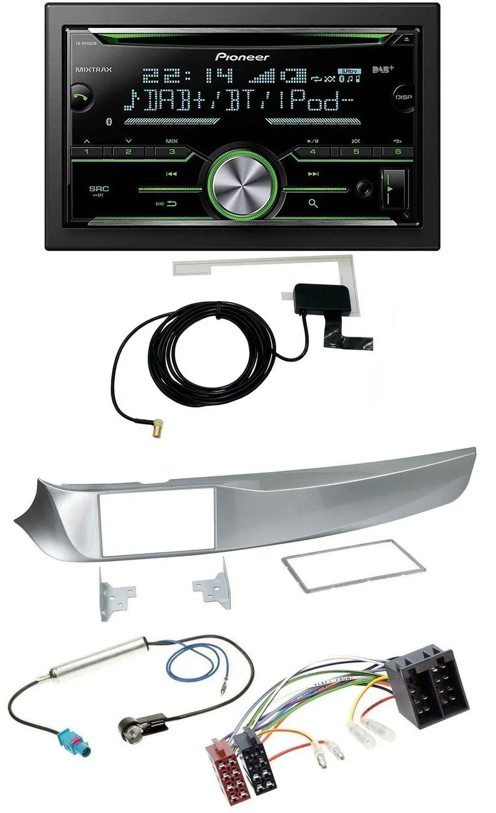 Pioneer CD USB MP3 Bluetooth 2DIN DAB Autoradio für Alfa Giulietta 05/2010-10/20